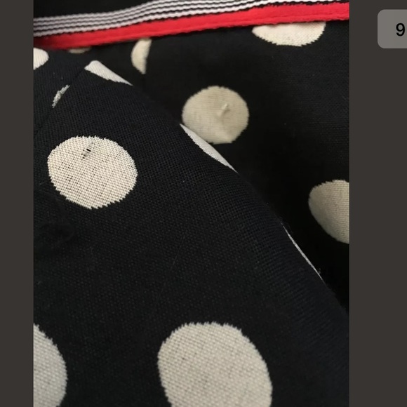 Anthropologie polka dot fit sheath front bow 4 - Picture 8 of 8